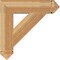 Ekena Millwork Traditional Arts & Crafts Rough Sawn Bracket, Western Red Cedar, 6"W x 28"D x 28"H BKT06X28X28TRA03RWR - alternate 4